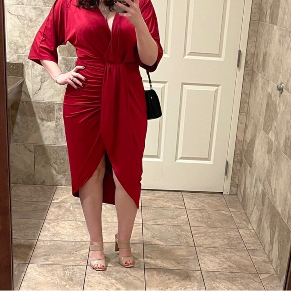 Red dress